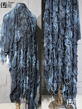 Разкъсан силует, Втора трансформация, Еластична тъкан с равен брой гласове-боя, Креативната мода 