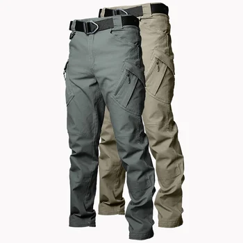 Мъжки монтиране на тактически панталони TopFight, Мъжки еластични спортни панталони с 7 джобове, работни панталони за катерене, Пешеходен туризъм на открито
