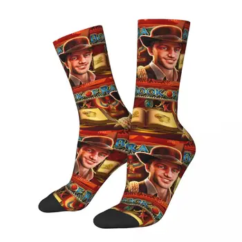 Чорапи Book Of Ra, супер меки чорапи в стил Харадзюку, всесезонни чорапи, аксесоари за мъжки и женски подаръци
