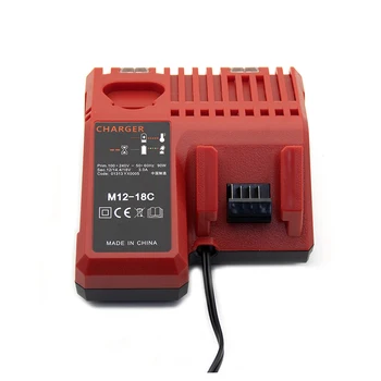 Зарядно устройство M12-18 12V-18V 3A Бързо Зареждане на Литиево Батерии, Двойно Зарядно Устройство