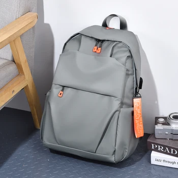 Дамска чанта Модерен раница 2023, лека чанта за преносим компютър, USB, Бизнес Младежки раница за пътуване, Спортна чанта, ученическа раница