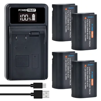 Литиева батерия DMW-BLK22 подходящ за фотоапарати Panasonic LUMIX DC-S5 DC-S5K GH5 II, GH6