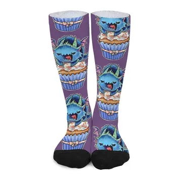 Чорапи Cupcake dragon angry static, новост, мъжки чорапи, мъжки смешни чорапи, дамски