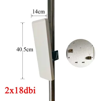 5,8 G двойна полярност 2x15dbi/18dbi насочена 5G wifi антена, панел пач антена за ubnt Rocket M5