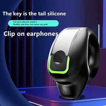 Скоба за ушите Trouvaille Bluetooth слушалки Безжични слушалки с един отолог вложка кука Спортни мини слушалки Audifonos Inalambrico