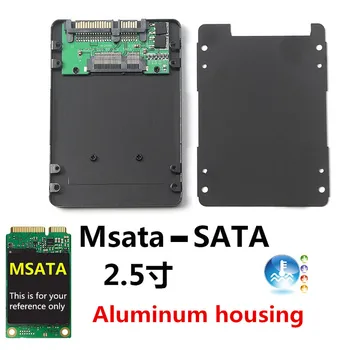 Мини адаптер, pcie msata ssd за 2,5-инчов карта-адаптер sata3 с калъф sata adapte