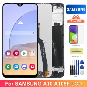 100% Тестван на екрана на дисплея A10 за Samsung Galaxy A10 SM-A105F/DS A105FN/DS A105M/DS LCD дисплей със сензорен екран за M10