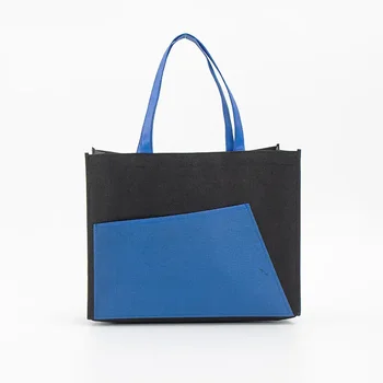 Еко Преработени Тъкани торби за Пазаруване Нетъкан ламиниран Жилетка Tote Bag Може да персонализирате по ваш логото