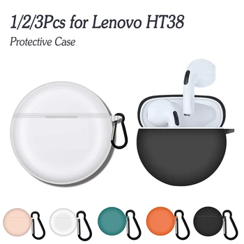 Защитен калъф за безжични слушалки от 1-3 бр. с предпазни на една кука, калъф за съхранение, Bluetooth слушалки за Lenovo HT38