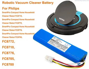 Батерия OrangeYu 3400 mah за един Компактен домашен робот-прахосмукачка Philips SmartPro FC8705, FC8710, FC8772, FC8776, FC8700, FC8715