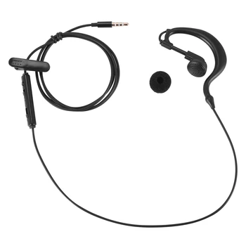 3,5 мм Само монофонични слушалки в ушите с микрофон за мобилен телефон за