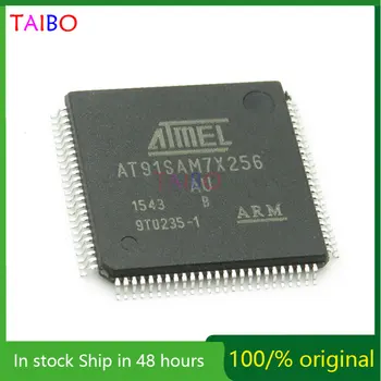AT91SAM7X256-AU SMD LQFP-100 16/32-битов микроконтролер с процесор ARM7 Основната Абсолютно Нов Оригинален В наличност AT91SAM7X256