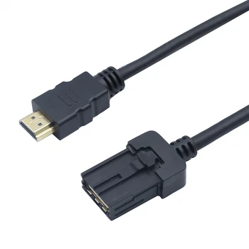 HDMI E TYPE Male-HDMI AM Мъжки авто HD 4 K Аудио - и видеокабели адаптер 1 М-16 М