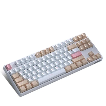 Безжична двухрежимная механична клавиатура, 19 клавиши клавиатура със защита от отблясъците, синия ключ /червен ключ, безжична клавиатура BT5.0 2,4 G