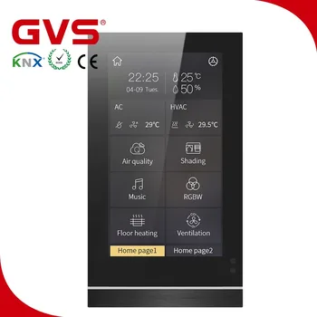 KNX/ЕИБ 4/5 Инча KNX Сензорен Панел за Управление на V40 V50 за Системи за Автоматизация на Сгради Smart Home Hotel