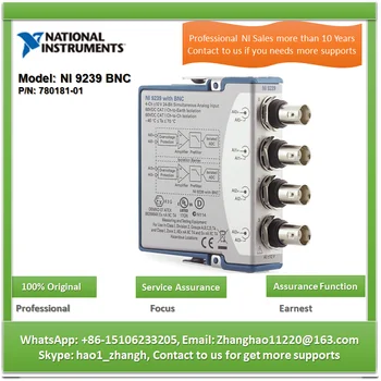 NI 9239 4-канален модул за въвеждане на напрежение от серията C - BNC 780181-01