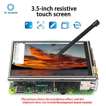 3,5-Инчов сензорен екран 125 Mhz SPI LCD дисплей с Резолюция от 450*320 TFT LCD дисплей за Raspberry Pi ZeroW 2B 3Б 3Б + 4B