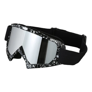 Очила за мотокрос MX с защита срещу замъгляване и виолетови, Dirt Pit Bike, Директен доставка