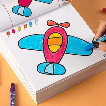 Детска книжка с картинки, за награда-книжка за оцветяване с графити, Цветна книжка за деца 2-6 години, книжка с картинки за ранно образование, просвещение