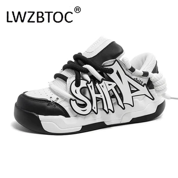 LWZBTOC, модерни обувки за скейтборд, мъжки модни маратонки, дамски спортни обувки за скейтборд