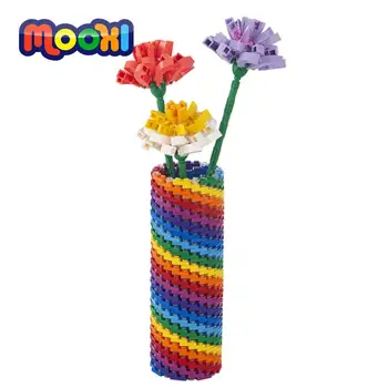 MOOXI Ослепителна модерна ваза, градивен елемент, модел от тухли 
