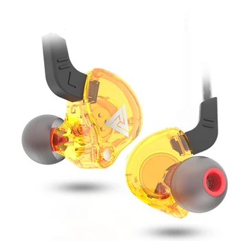 Спортни слушалки AK6 с меден двигател на Hi-Fi слушалки-втулки за бягане с микрофон, Музикални слушалки, слушалки в ушите