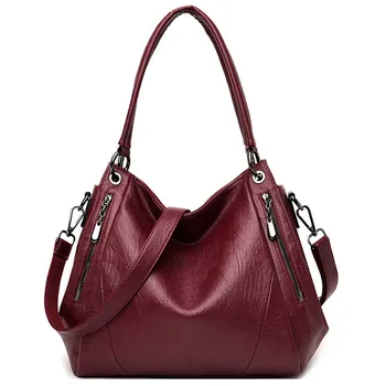 2023 НОВА чанта през рамо за жени, луксозни чанти от мека кожа, Дамски чанти-незабавни посланици, Дизайнерска чанта с горната дръжка
