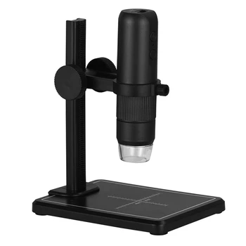 Дигитален Микроскоп USB С 8 Led Эндоскопическими Камери, Лупа Черен Цвят За Телефон, КОМПЮТЪР, Инструмент за Запояване Монети
