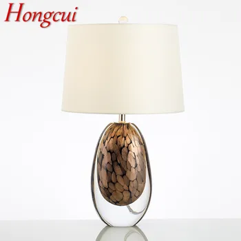 Настолна лампа Hongcui Nordic Glaze Съвременно изкуство Хол, Спалня, Кабинет, Хотел LED Индивидуалност, Оригиналност Настолна лампа