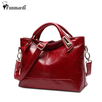 Дамски чанти от Петрол-восъчна кожа, висококачествени чанти през рамо, Дамски чанти, Модни маркови дамски чанти от изкуствена кожа WLHB1398