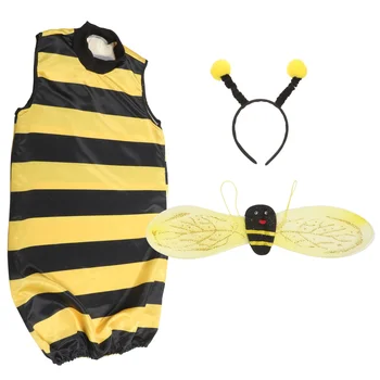 Облекла за момичета Cosplay Пчелиное Крило Хелоуин Подпори за Сценичното представяне на Аксесоари Плат