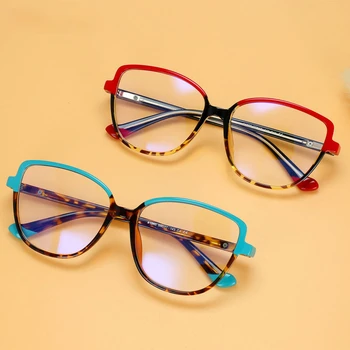 Модни нови дамски слънчеви очила в рамки очила 