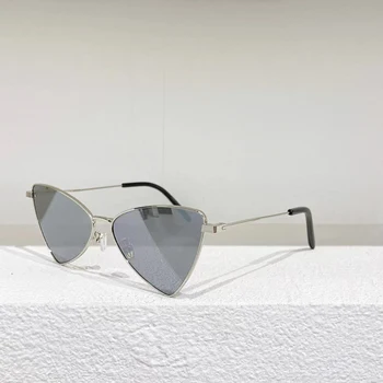 2023 висококачествени Нови Слънчеви очила в триъгълна рамка от алуминиеви Огледални Слънчеви Очила