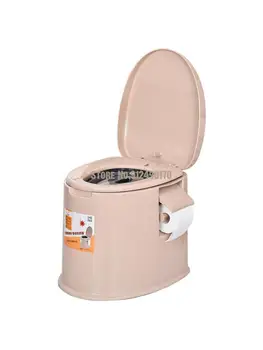 Мобилен тоалетна в закрито бременна жена възрастните хора преносим стол за тоалетна с увреждания нощни тоалетна в спалнята нощен дезодорант