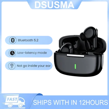 DSUSMA P19 Сензорно Управление Безжични TWS Bluetooth Слушалки, HD AAC Стерео Звукова Слушалки Интелигентно Откриване на Носенето на Гейм Слушалки