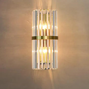 Led кристални Стенни Лампи Проста Светлина, Луксозни стенни лампи за дневна, Модерно Нощно шкафче за спалня, на Фона на стенен монтаж лампа за коридора