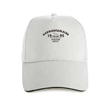 LISHIABUK/ Мъжка бейзболна шапка на Harmont Блейн с кръгло деколте, Мъжки Модни Памучни блузи цвят Бял, S-3XL