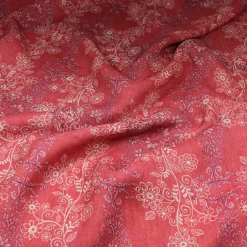 Висококачествен плат за шиене по квадратни метра плат Рами с принтом, Лятна тънка облекло, Пола, Реколта панталони, плат Ханфу