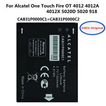 Нов CAB31P0000C1 CAB31P0000C2 Батерия За Alcatel One Touch Fire OT 4012 4012A 4012X 5020D 5020 918 Взаимозаменяеми Батерия за телефона