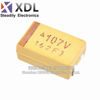 SMD танталовый кондензатор 7343 D тип 35V 100UF с хлътва печат 107V