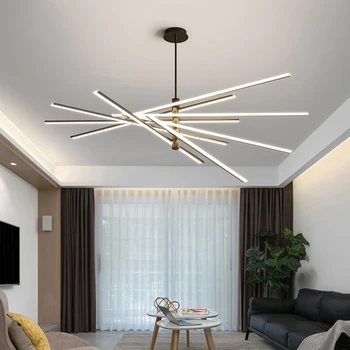 Полилей за хола 2023 ново начало лампа модерна минималистичная атмосфера скандинавски светлина луксозно осветление на ресторанта в спалнята