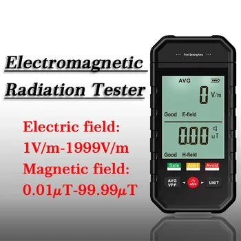 ET925 Детектор за Излъчване на Електромагнитното поле Тестер Дигитален LCD Измерване на ЕЛЕКТРОМАГНИТНИ Електрически Магнитно поле Ръчен Портативен Дозиметър