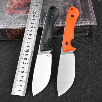 Trskt Gentry обичай тактически нож за оцеляване, ловни туристически ножове, инструмент за спасяване на открито с ножнами Kydex G10, дръжка, Директна доставка