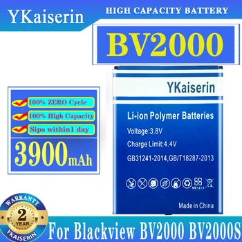 Преносимото батерия BV 2000 YKaiserin капацитет от 3900 mah за Blackview BV2000 BV2000S, нова батерия + номер на песен