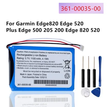 Преносимото батерия 361-00035-00 за Garmin Edge 800 810 361-00035-00, оригинална батерия 1100 mah + безплатни инструменти