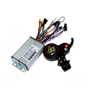 Контролер за електрически скутер 36/48 350 W BLDC, Бесщеточный който има за электровелосипеда и LCD дисплей, на един комплект