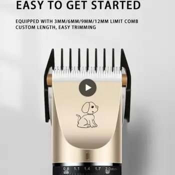 Електрическа машина за подстригване на домашни любимци Пет Electric Push Ножици Устройство за Бутане на Косата Ефективна Козметика за Фризьорски комплект