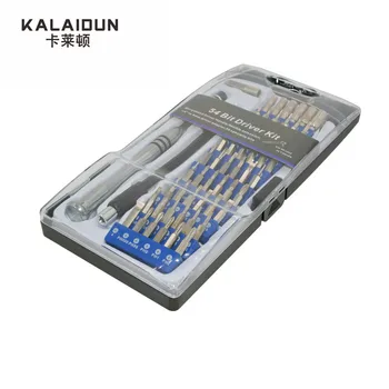 KALAIDUN Висококачествен 54-Битов Комплект драйвери 57 В 1 Комплект на Прецизни Отвертки torx за Ремонт на Ръчни Инструменти за Телефон 4s/5s iPad Pc