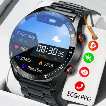 HW20 Смарт часовници с Bluetooth-Разговори За Мъже И Жени, ЕКГ, PPG, Умни Часовници, Водоустойчиви Спортни Часовници за Сън, за Определянето на честотата на сърдечните съкращения, Напомняне Съобщения, Новост