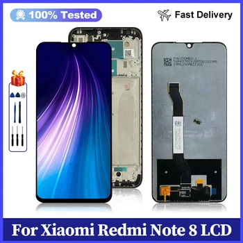 Оригинален Дисплей За Xiaomi Redmi Note 8 LCD Сензорен дисплей, Дигитайзер, възли За Redmi Note 8, Подмяна на екрана LCD M1908C3JG